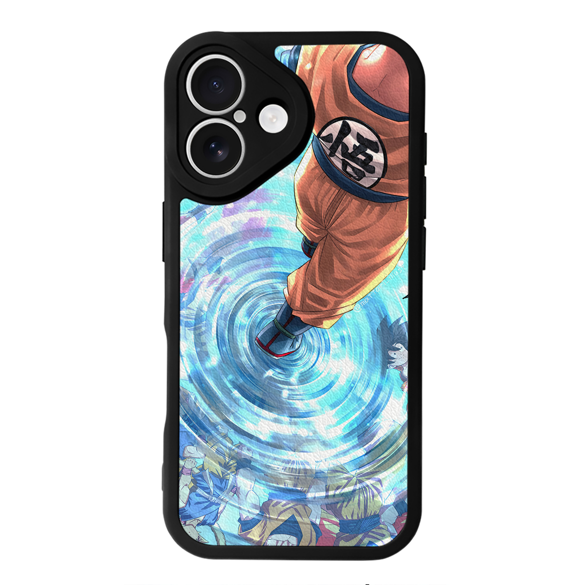 （画像用） ドラゴンボール DRAGON BALL 【iPhone 16シリーズ対応】シリコンスマホケース（レザー調） 材質：シリコン